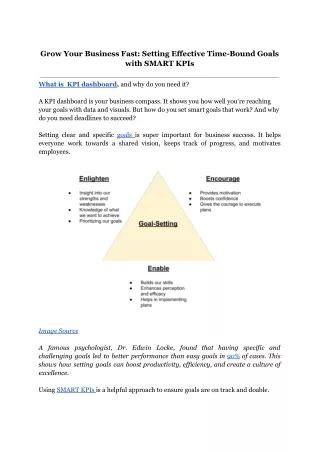Grow Your Business Fast_ Setting Effective Time-Bound Goals with SMART KPIs