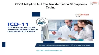 ICD-11 Adoption And The Transformation Of Diagnosis Coding