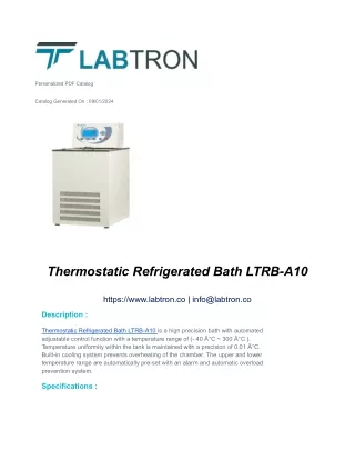 Thermostatic Refrigerated Bath LTRB-A10