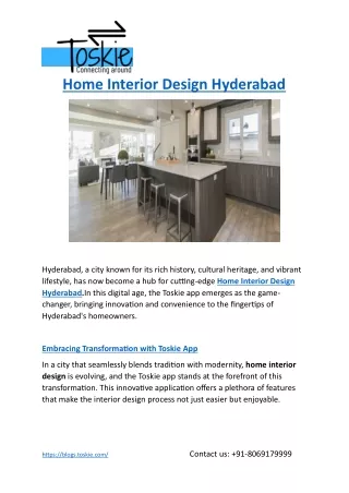 Home Interior Design Hyderabad