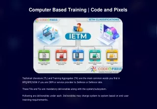 Computer-based training (CBT) Code and Pixels