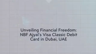 Nbf Visa Classic Debit Card