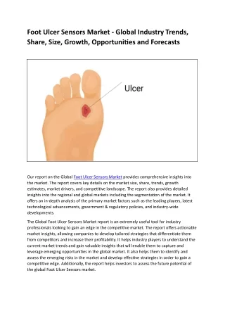 Foot Ulcer Sensors Market - Global Industry Trends