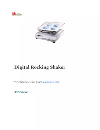 digital rocking shaker