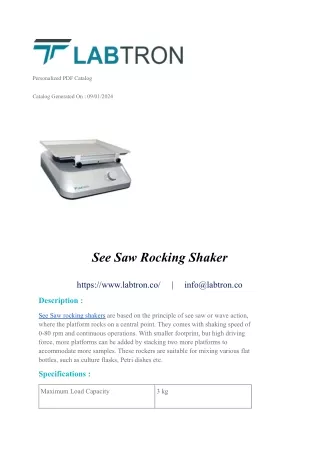 See Saw Rocking Shaker