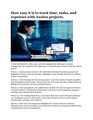 How easy it is to track time, tasks, and expenses with Axolon projects.