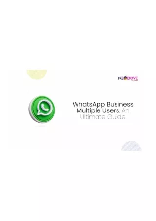 WhatsApp Business Multiple Users An Ultimate Guide