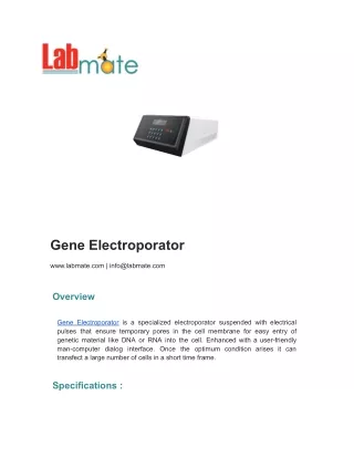 Gene Electroporator