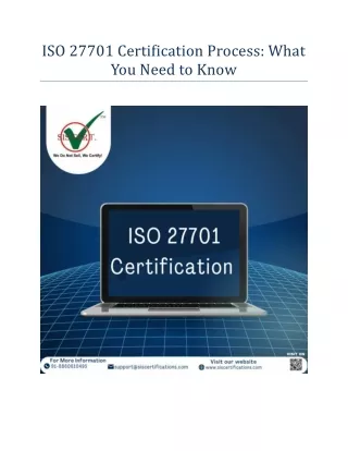 ISO 27701 Certification Process: What You Need to Know