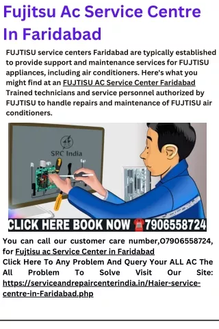 fujitsu ac service center in faridabad