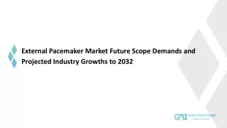 External Pacemaker Market by Type, Application, Element - Forecast 2032