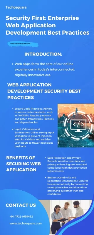 Security First: Enterprise Web Application Development Best Practices