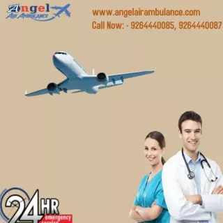 Angel Air Ambulance Service in Jabalpur And Lucknow