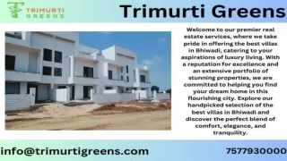 luxury villas on sale in bhiwadi