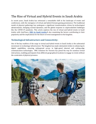 The Rise of Virtual and Hybrid Events in Saudi Arabia