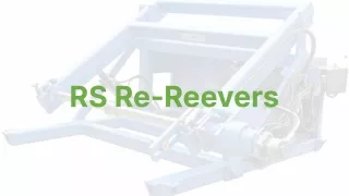 Best Selling Re-Reevers Machinery