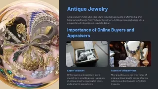 Antique Jewelry Buyers and Appraisers