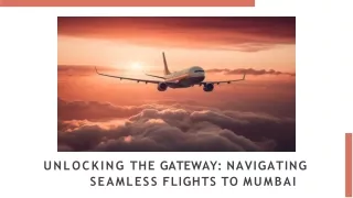 Flights To Mumbai