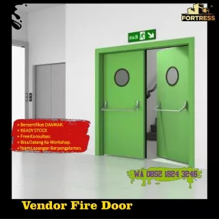 CUSTOM SIZE..!! Wa 0852 1824 3246 Kontraktor Fire Door Fortress Untuk Apartment Di Ternate