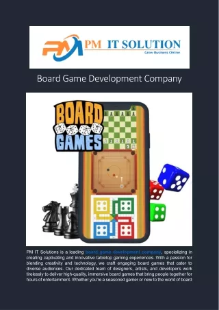 Ludo Game Development Company