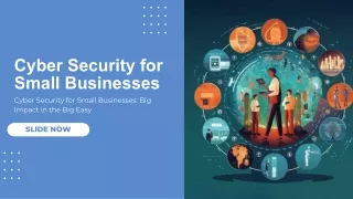 Cyber Security for Small Businesses