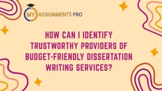 How Can I Identify Trustworthy Providers of Budget-Friendly Dissertation Writing Services