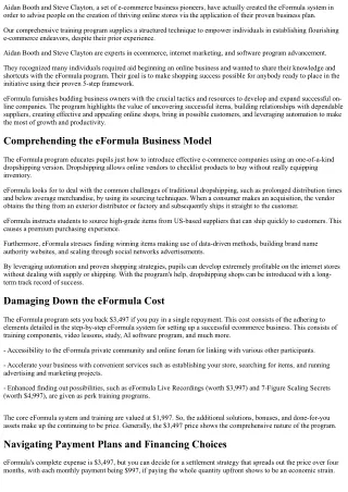 Break Barriers & Boost Business: Winning with Eformula!