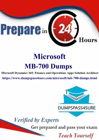 Explore MB-700 Study Material with Confidence! Get 20% Off at DumpsPass4Sure!