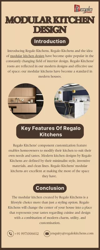 Modular Kitchen Design | Regalo Kitchens