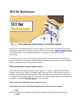 SEO for Businesses