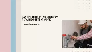 Gas Line Integrity Concord's Repair Experts at Work