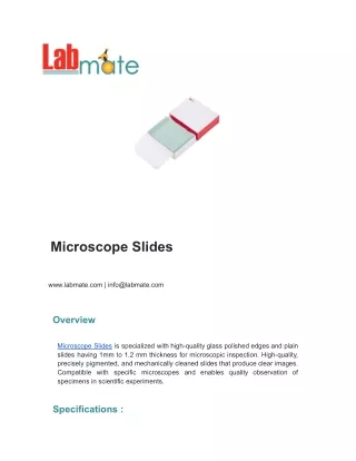 Microscope Slides