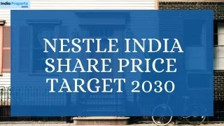 Share Price Target 2030