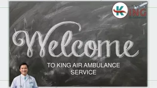 Quick King Air Ambulance Service in Patna