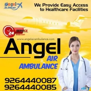 Angel Air Ambulance Service in Silchar And Srinagar