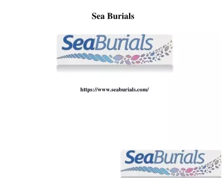 Sea Burials Miami & Fort Lauderdale