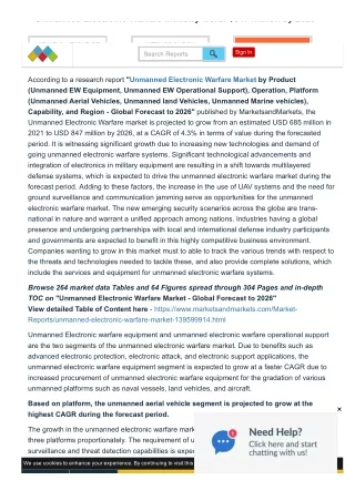 Silent Watchers_ Unmanned Electronic Warfare Market Dominance of Key Players