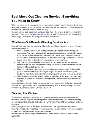 Best Move Out Cleaning Service_ Everything You Need to Know