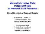 Minimally Invasive Plate Osteosynthesis of Humeral Shaft Fractures Clinical Results in a Regional Hospital