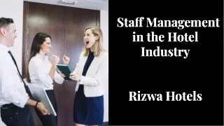 staff-management in the hotel-industry-Rizwa Hotels