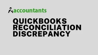 How to Repair QuickBooks Reconciliation Discrepancy?