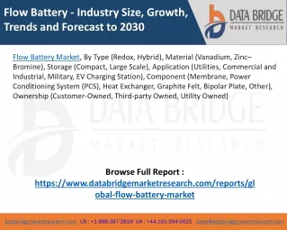 Flow Battery Market