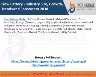 Flow Battery Market