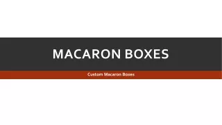 Macaron Boxes