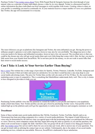 The 10 Scariest Things About buy twitter views