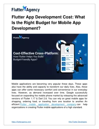 Flutter App Development Cost Hack: Build Smarter, Spend Less