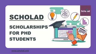 List Of Top Scholarships For Ph.D. Student In India - Scholad