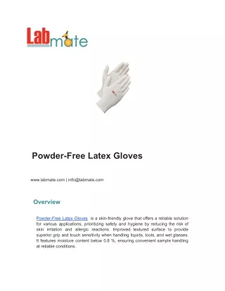 Powder-Free Latex Gloves