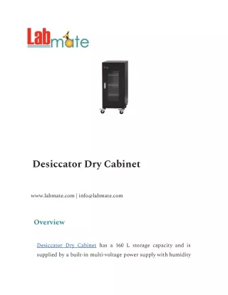 Desiccator Dry Cabinet