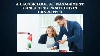 A Closer Look at Management Consulting Practices in Charlotte